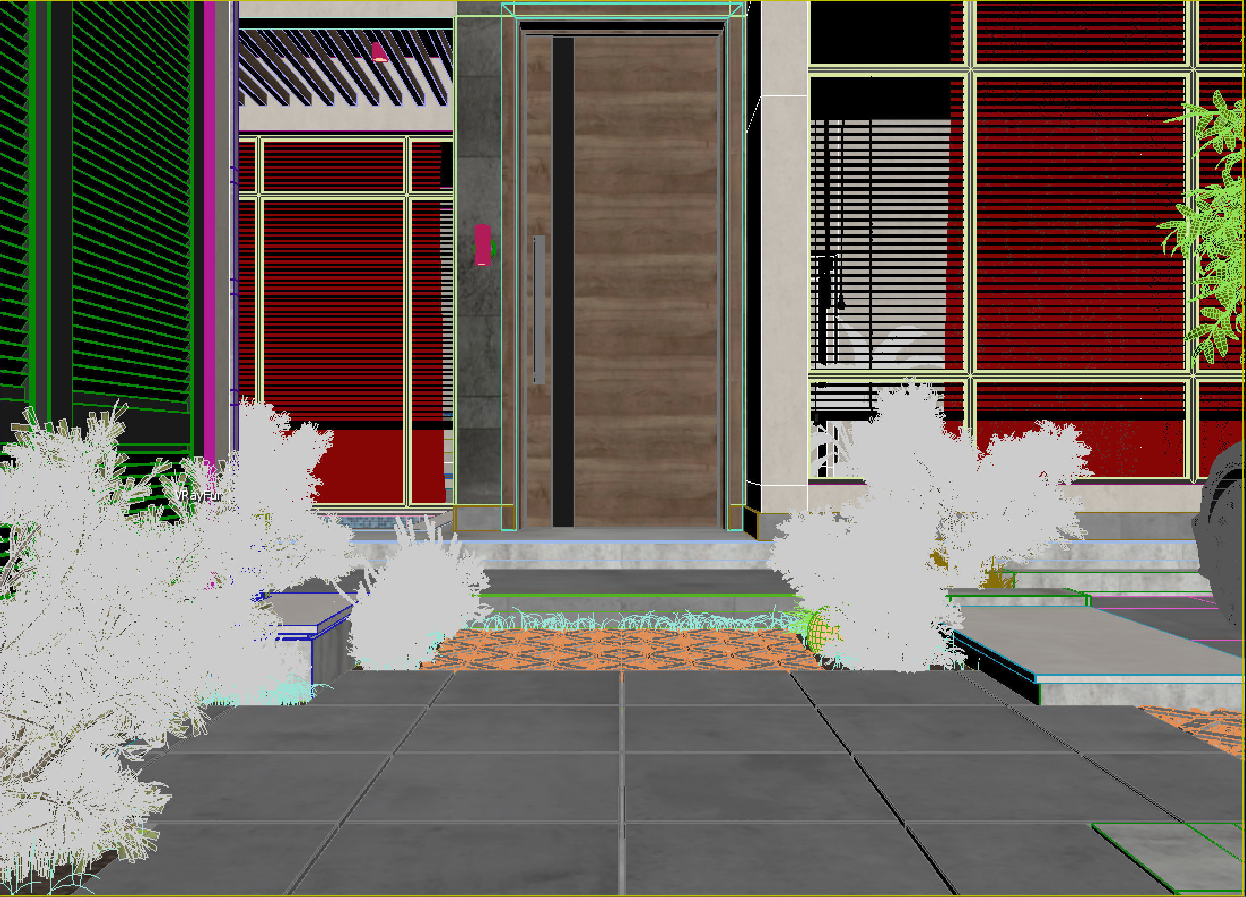  Villa garden landscape - 3D model 02 3D model_14