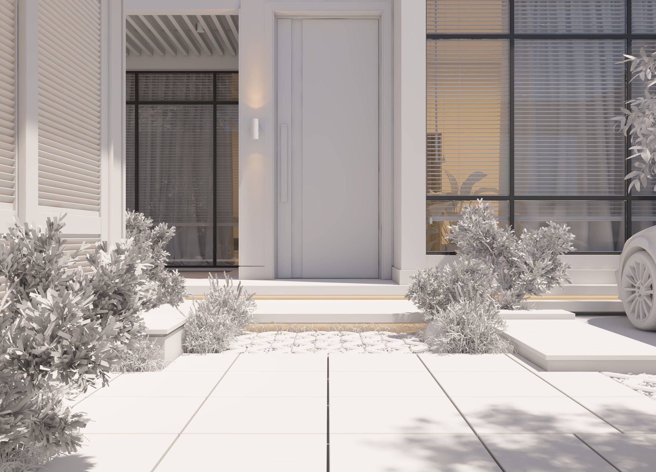  Villa garden landscape - 3D model 02 3D model_10