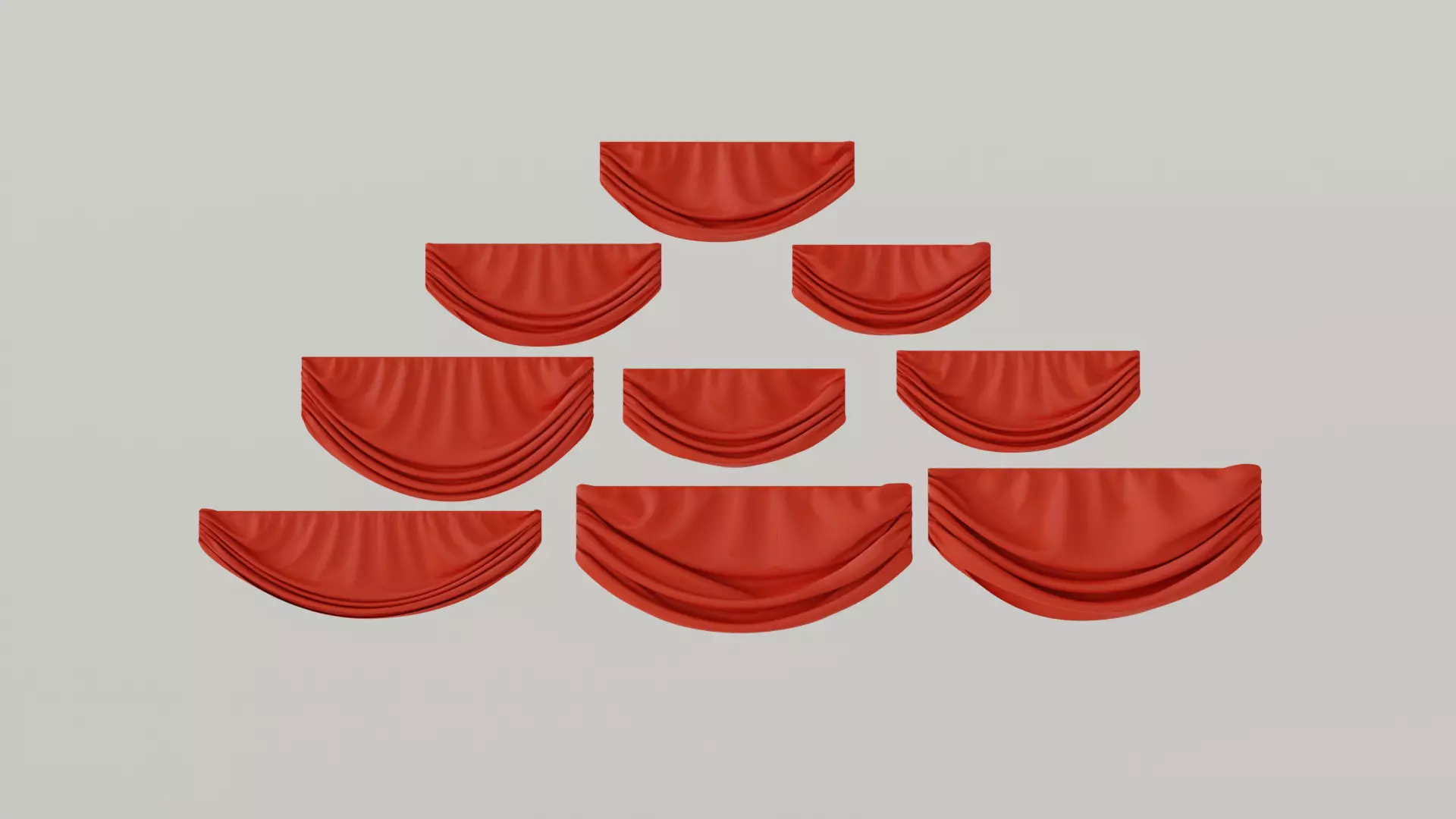 Stage cloth Free 3D model