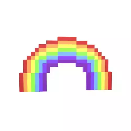 Pixel Rainbow v1 001
