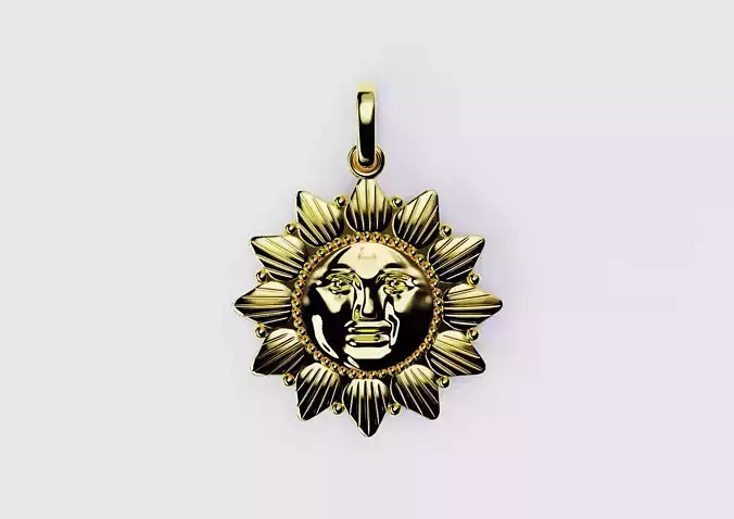 Pendant Day Night Sun Moon