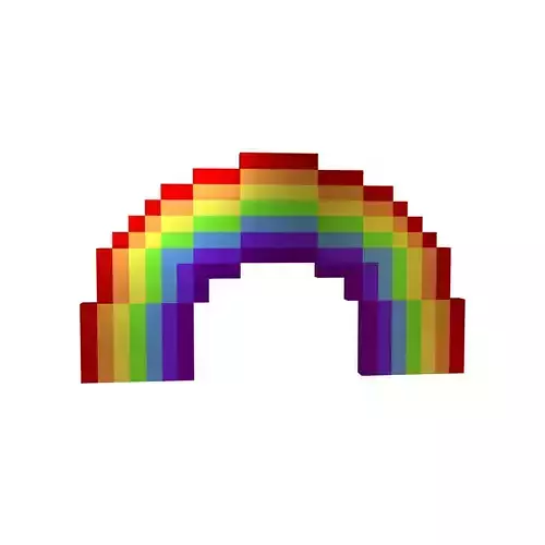 Pixel Rainbow v1 002