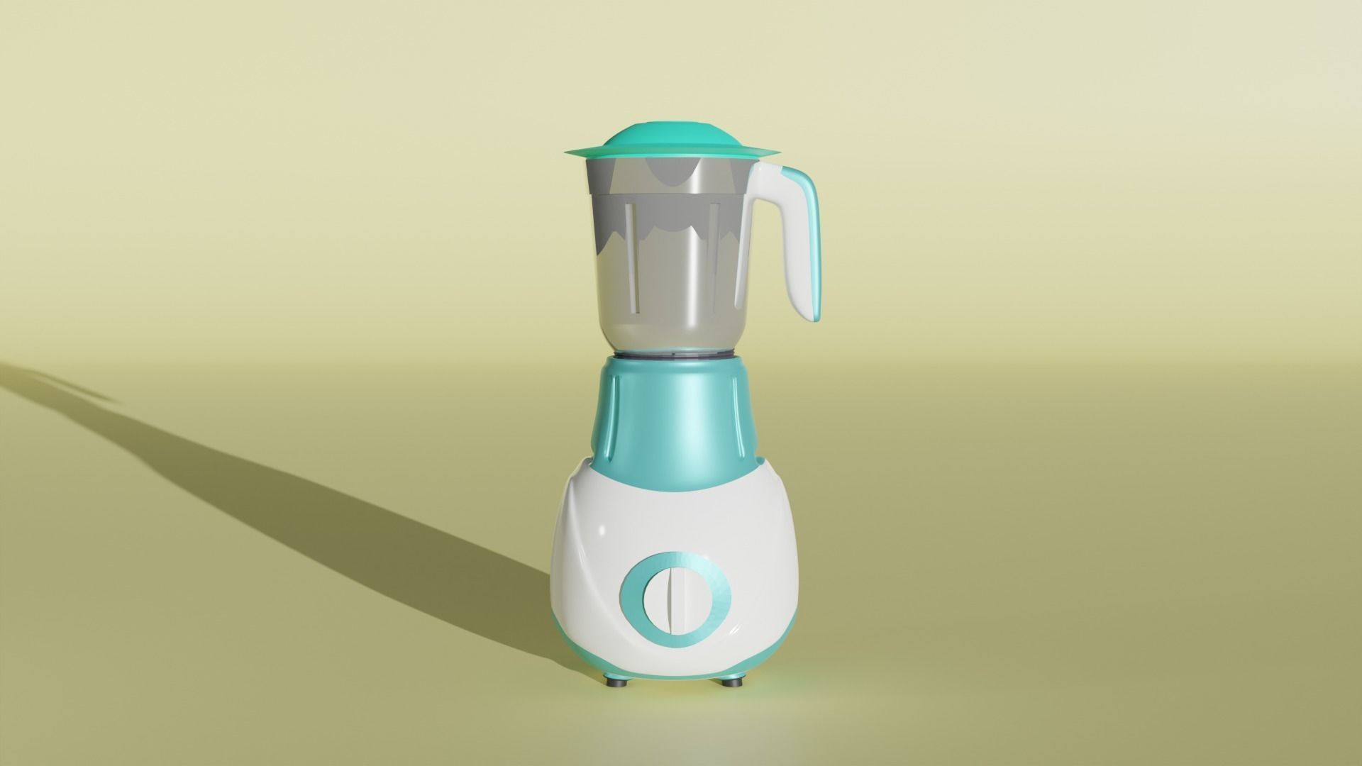 Mixer Grinder Low-poly 3D model_1