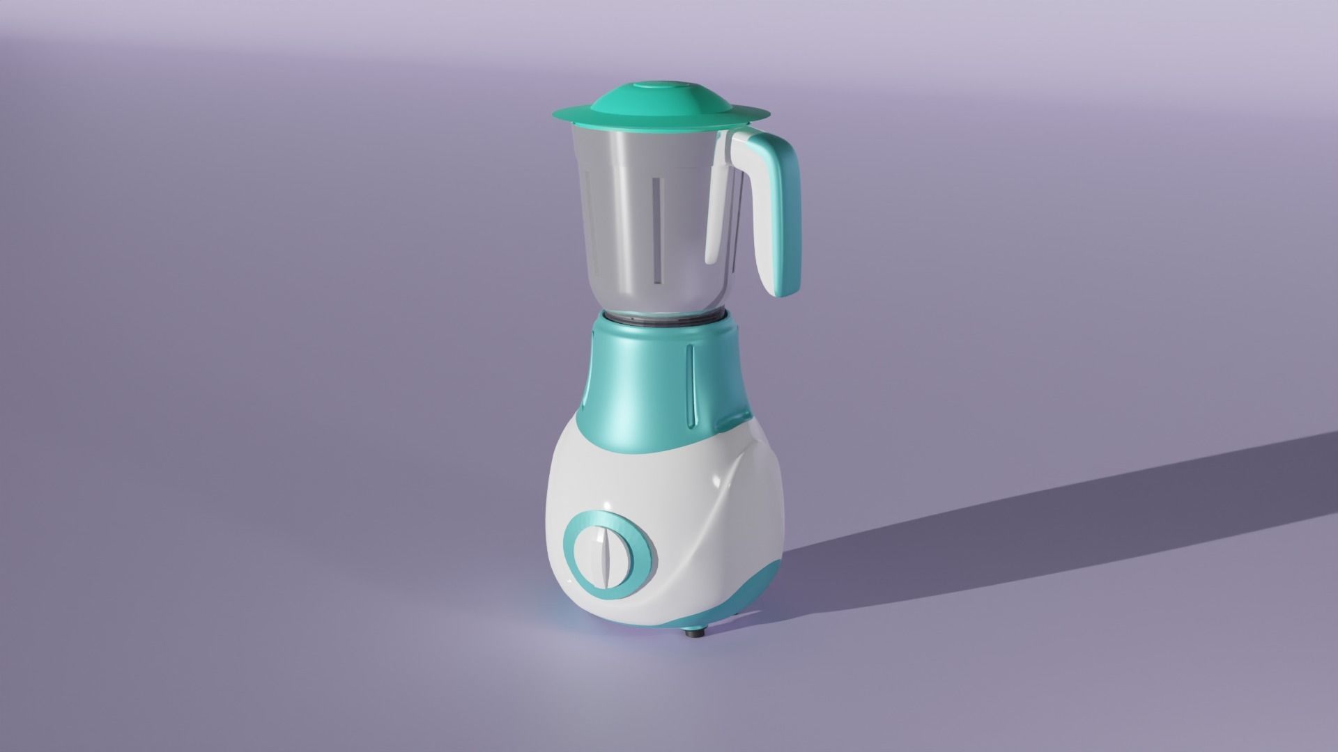 Mixer Grinder Low-poly 3D model_5