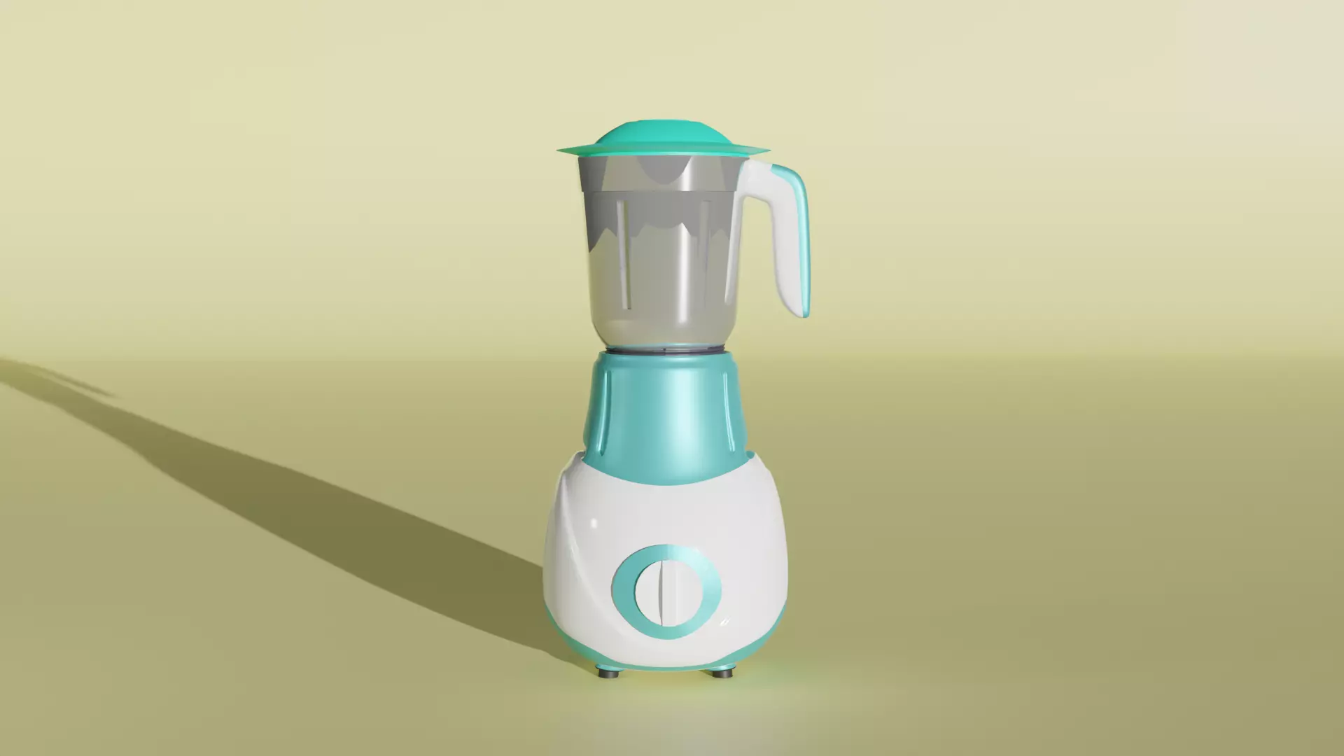 Mixer Grinder Low-poly 3D model_0