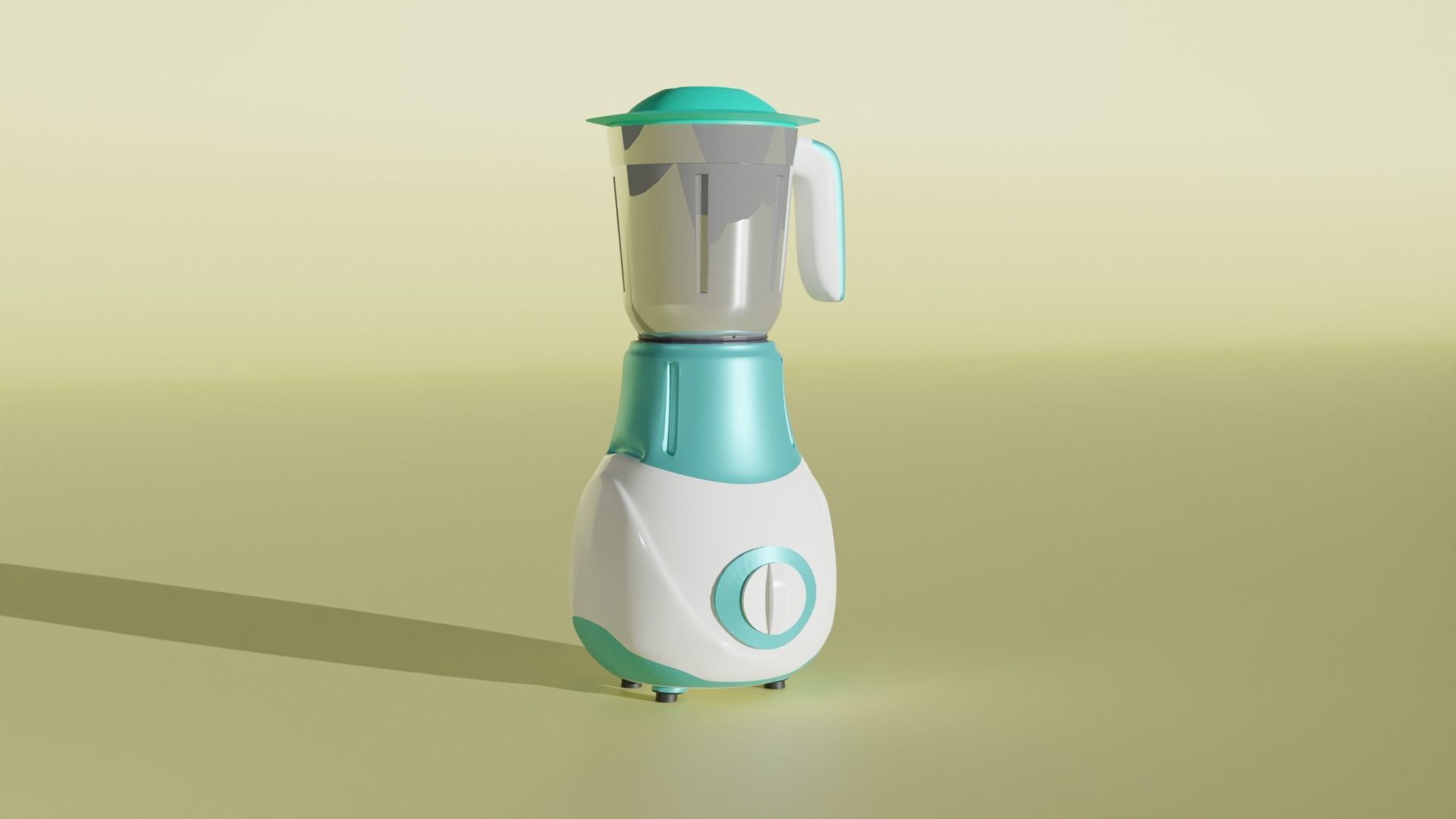 Mixer Grinder Low-poly 3D model_2