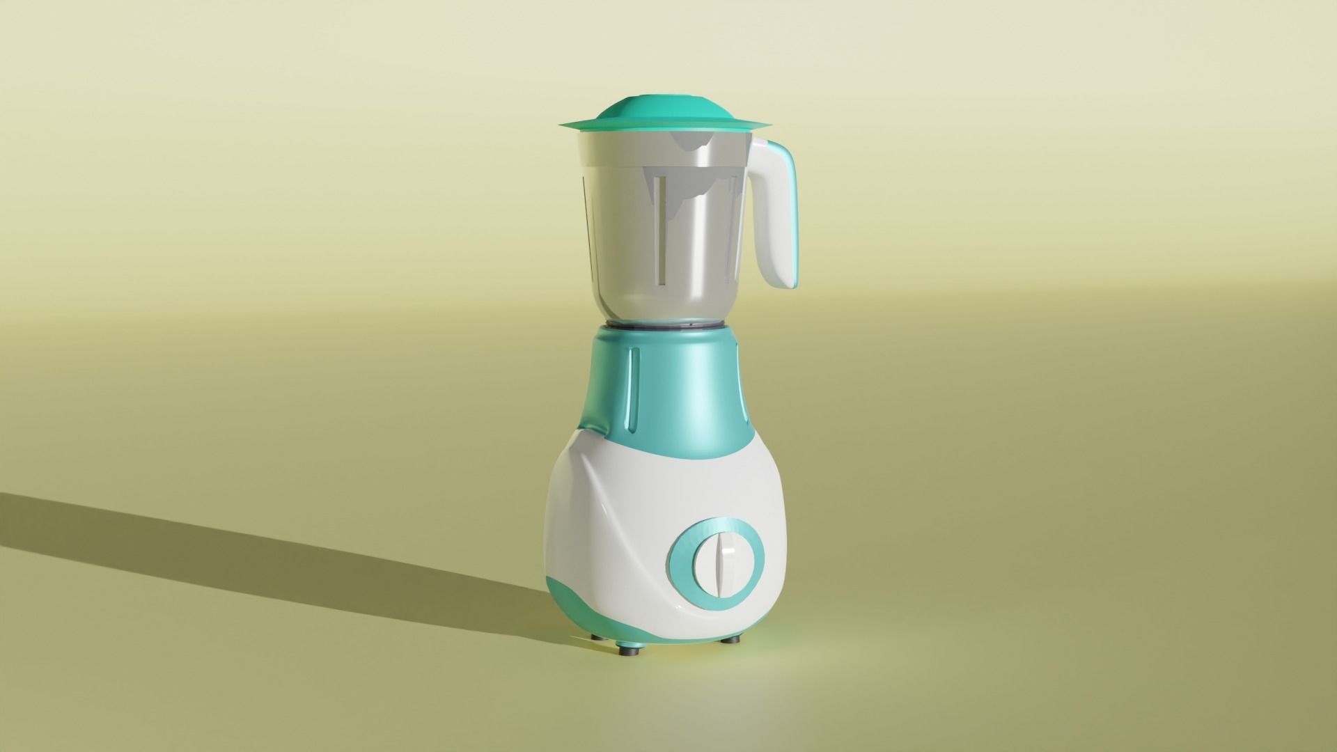 Mixer Grinder Low-poly 3D model_3