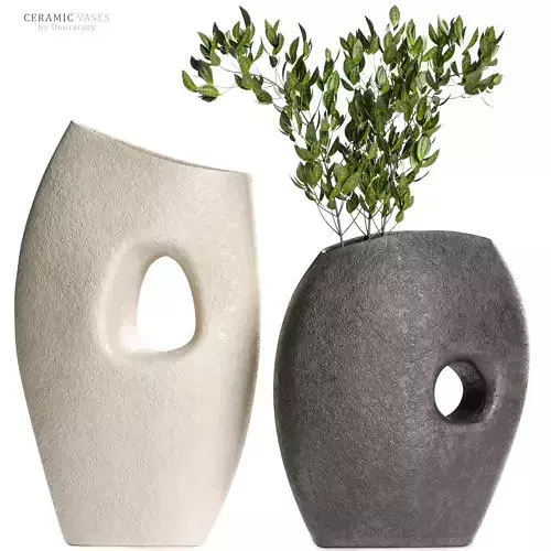 Crate and barrel Clyborne Ceramic Vases