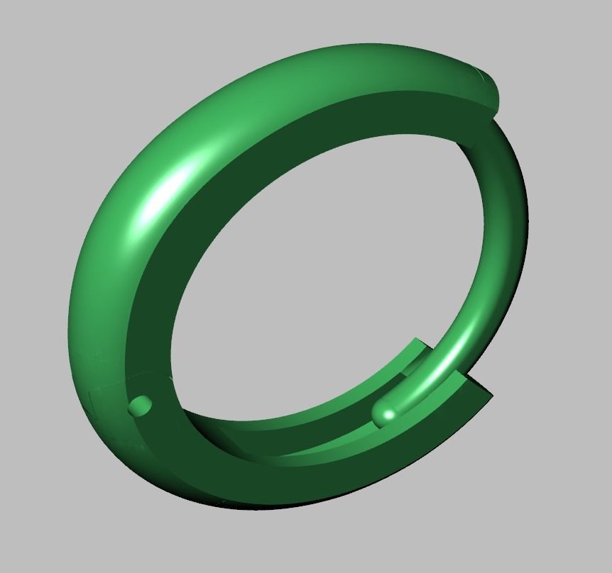 Earring 3D model 3D printable model 0109 3D print model_12