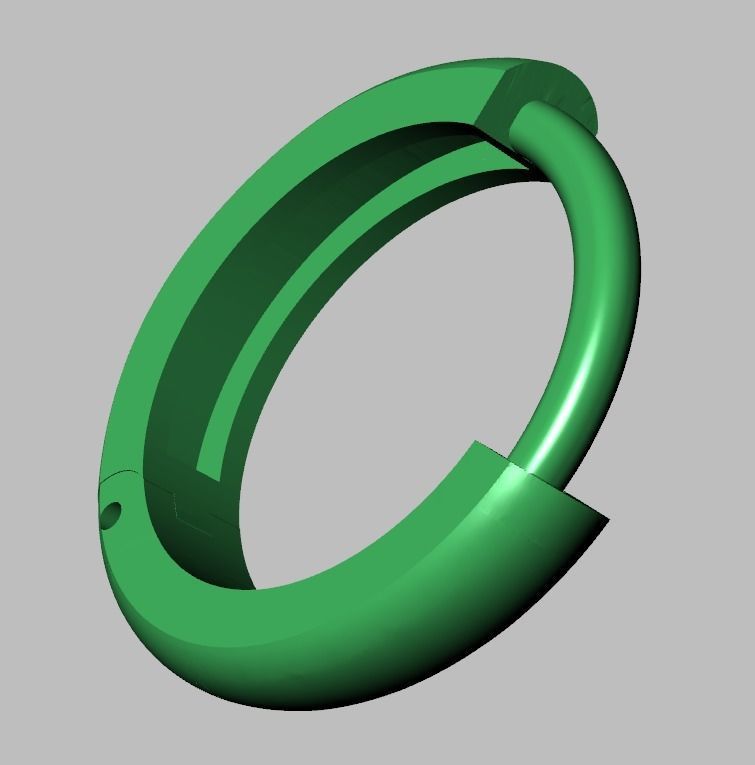 Earring 3D model 3D printable model 0109 3D print model_13