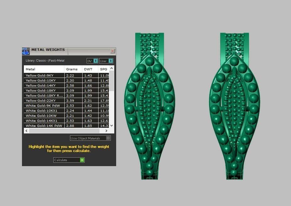 Earring 3D model 3D printable model 0111-36ol 3D print model_16