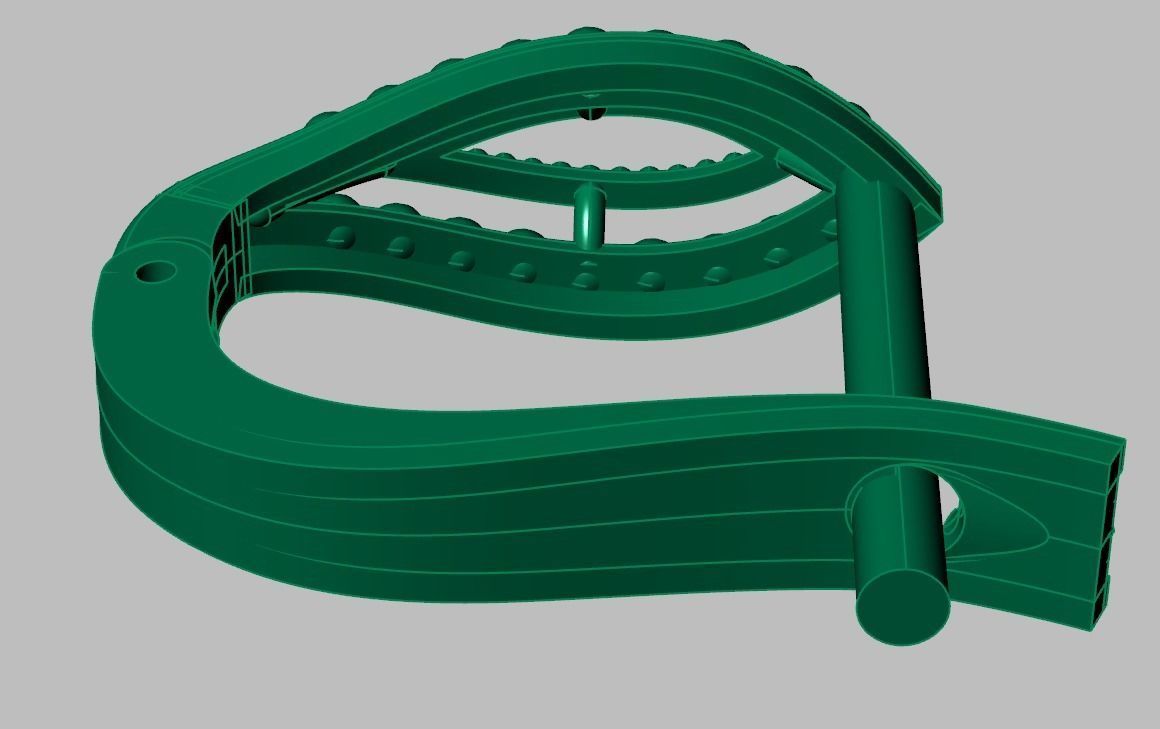 Earring 3D model 3D printable model 0111-36ol 3D print model_15