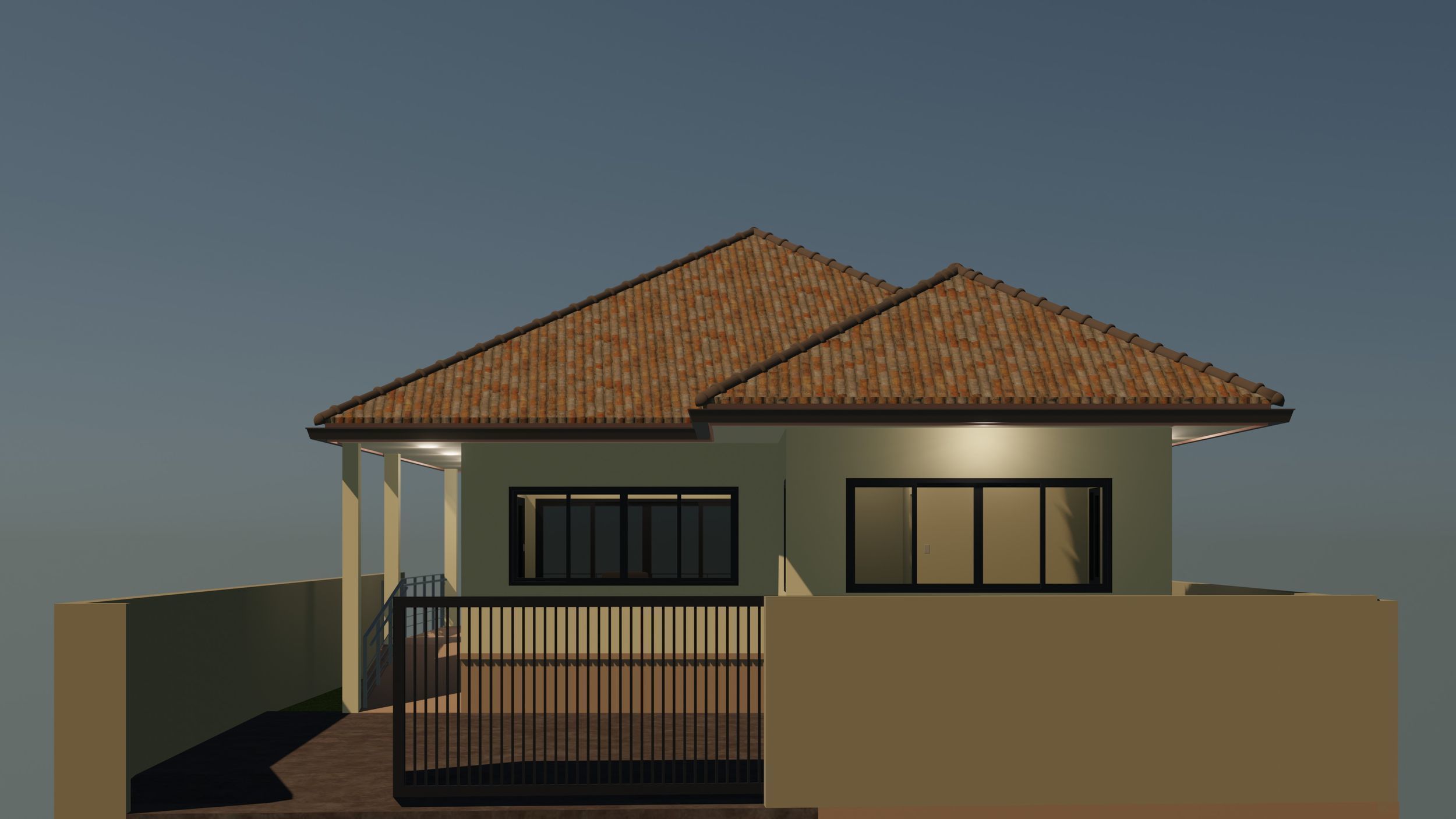Small house 001 3D model_2