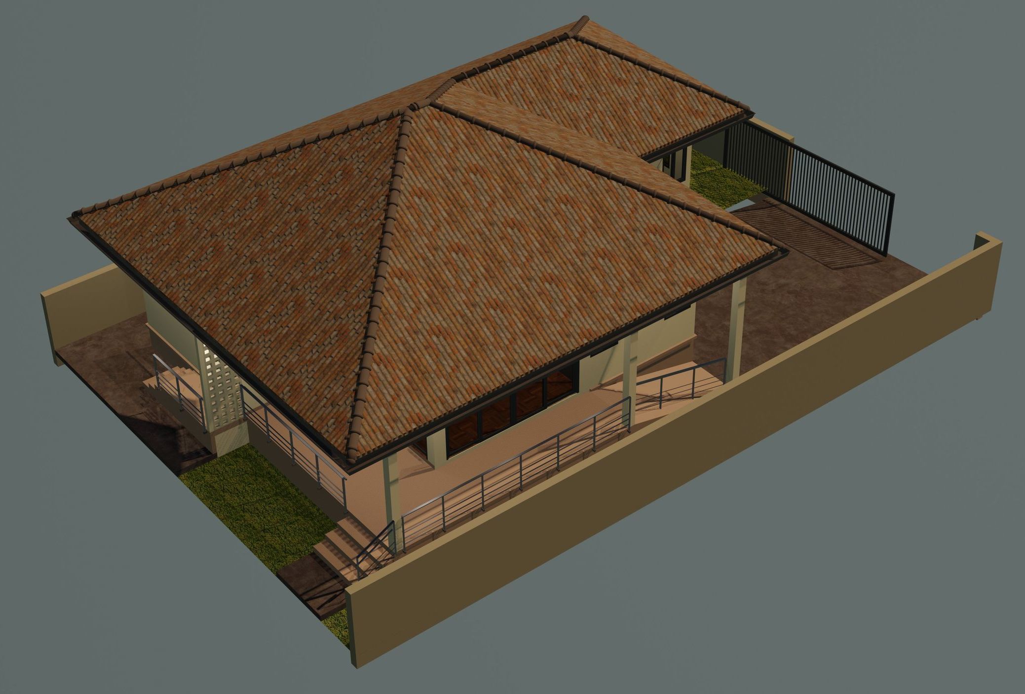 Small house 001 3D model_3