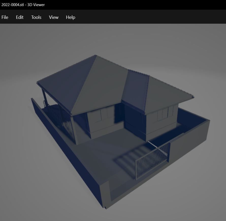 Small house 001 3D model_9