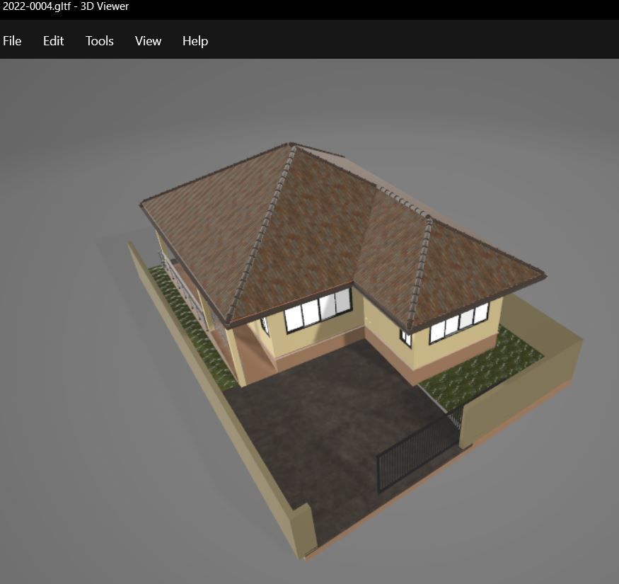 Small house 001 3D model_8