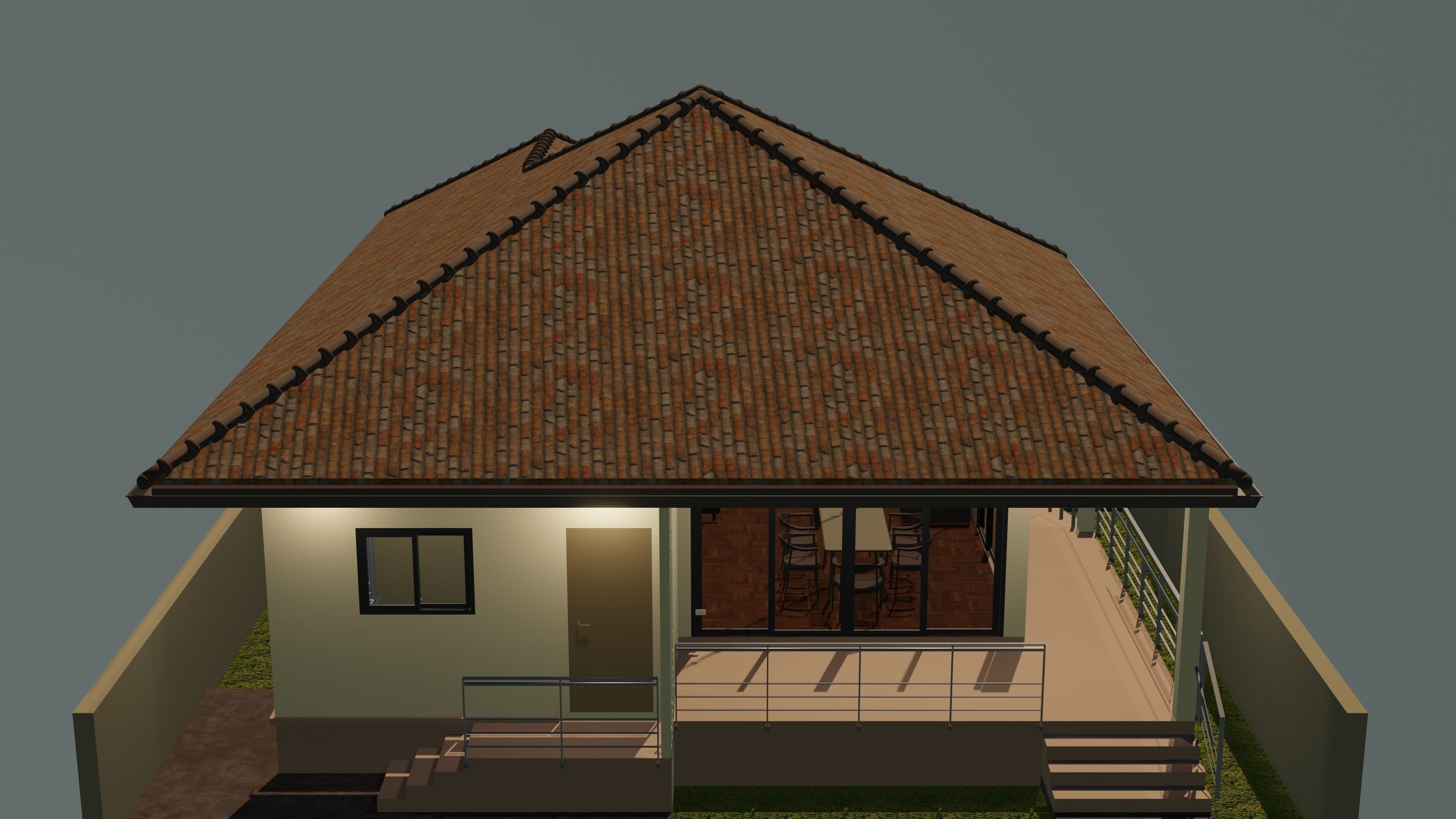 Small house 001 3D model_4