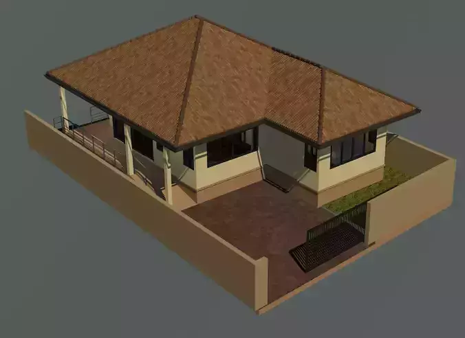 Small house 001 3D model