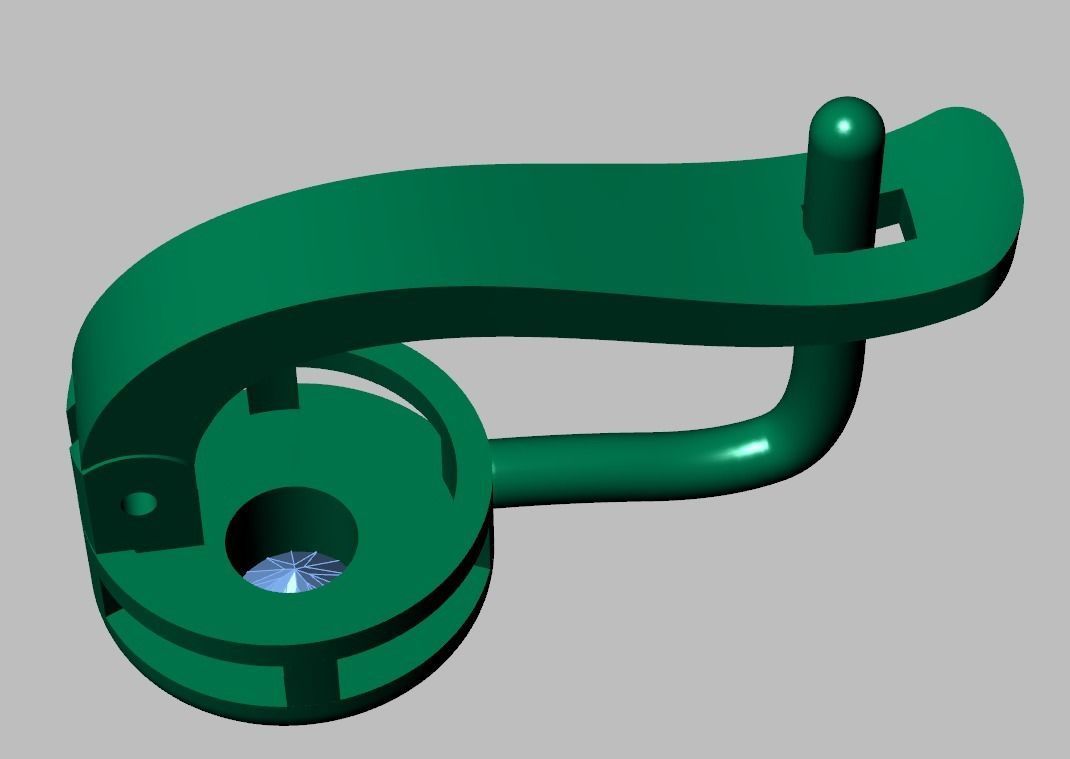 Earring 3D model 3D printable model 0113-35 3D print model_14