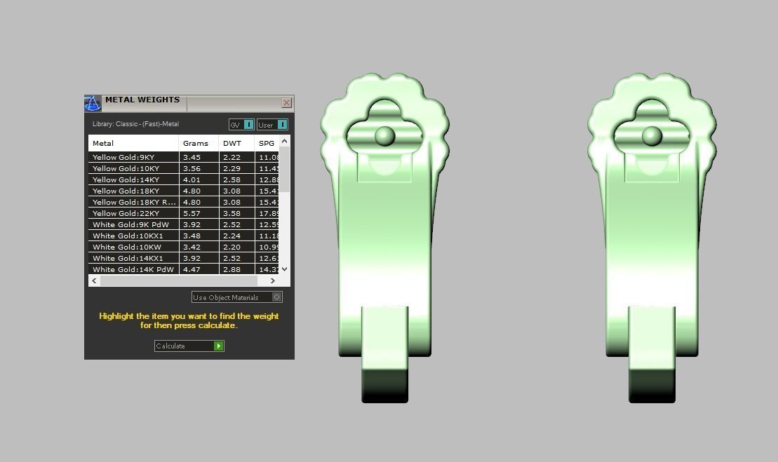 Earring 3D model 3D printable model 0120 3D print model_21