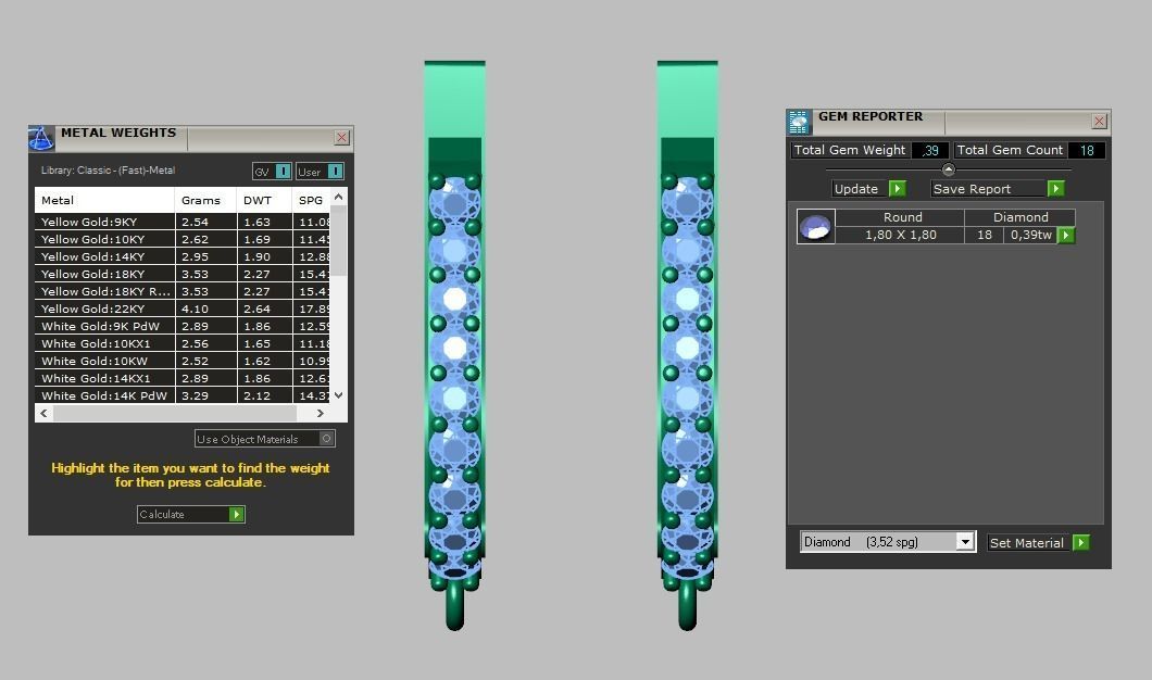 Earring 3D model 3D printable model 0121-6 3D print model_22