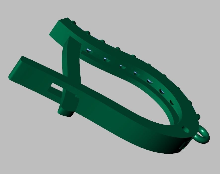 Earring 3D model 3D printable model 0121-6 3D print model_21