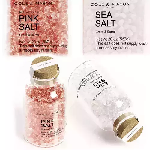 Cole and Mason Sea Salt Set 3D model