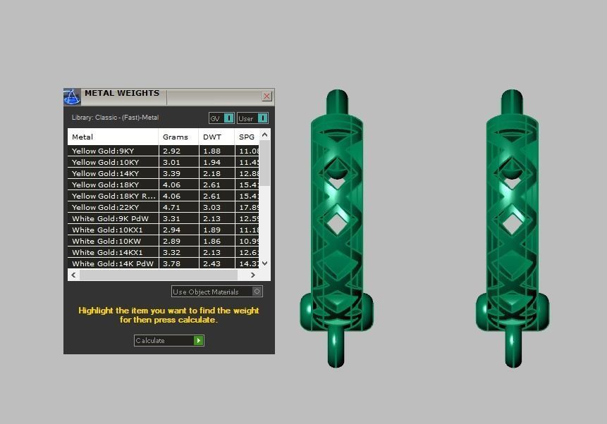 Earring 3D model 3D printable model 0125-10ol 3D print model_19
