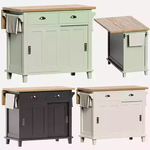 Crate and barrel  Belmont Kitchen Islands