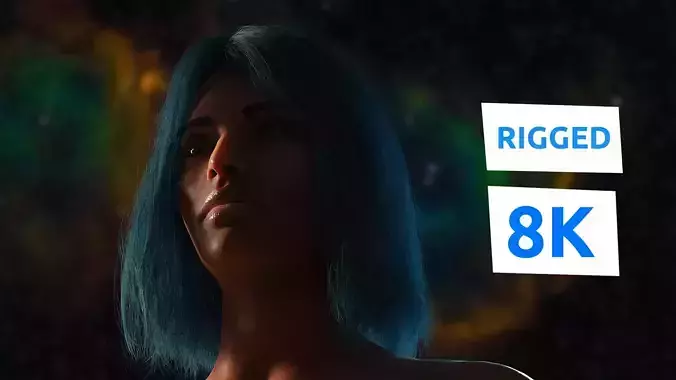 Vera - rigged character