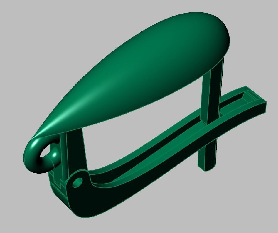 Earring 3D model 3D printable model 0126 3D print model_15