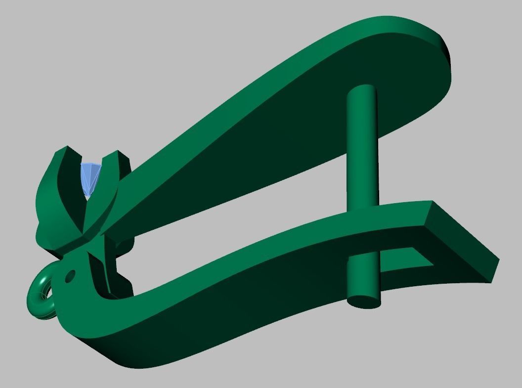 Earring 3D model 3D printable model 0127-20ol26 Free 3D print model_18