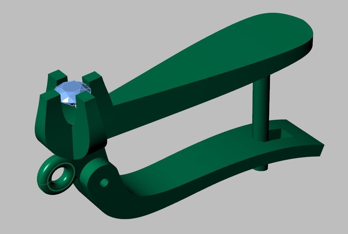 Earring 3D model 3D printable model 0127-20ol26 Free 3D print model_17