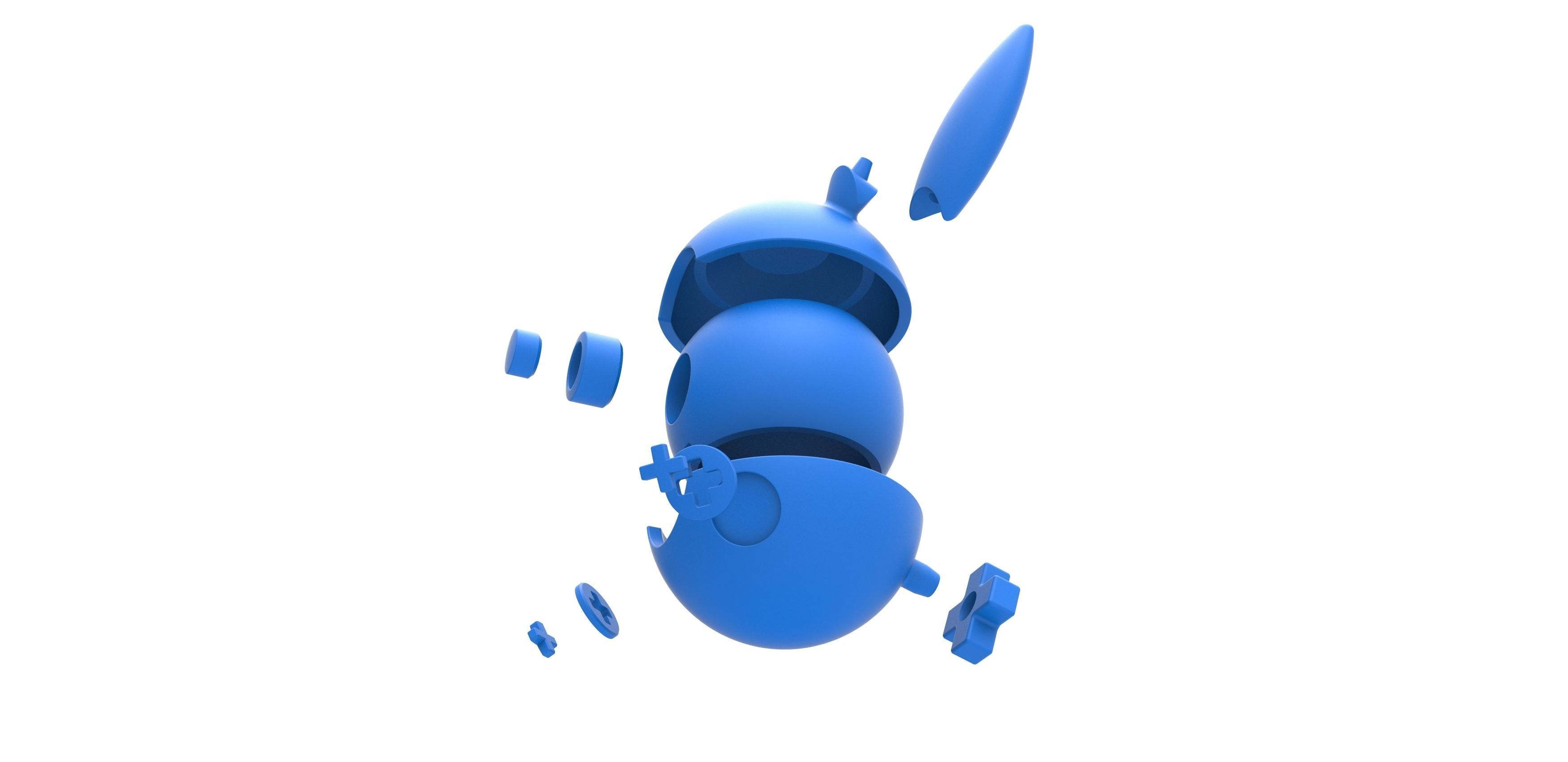 Plusle orb 3D print model_21