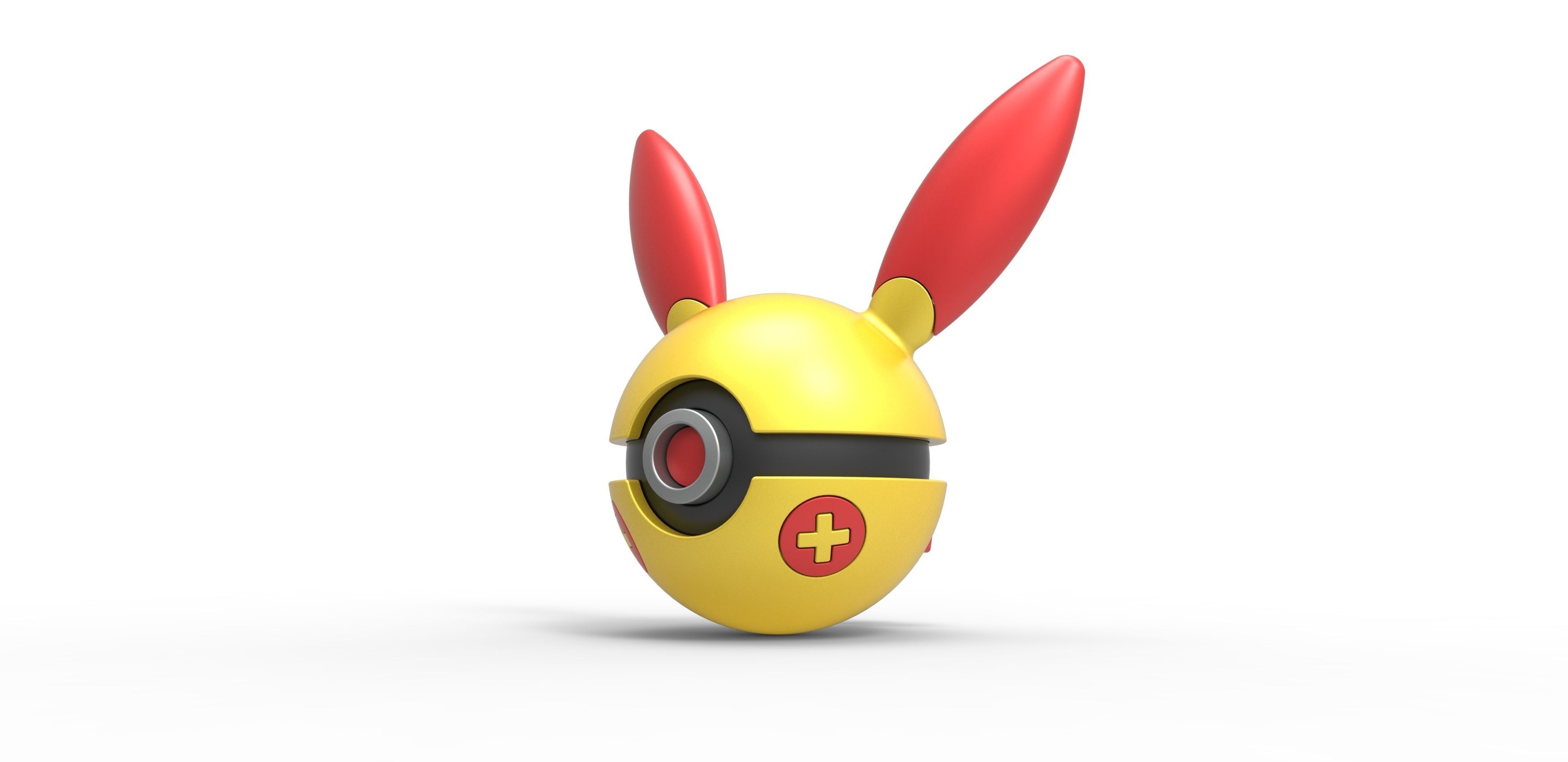 Plusle orb 3D print model_1