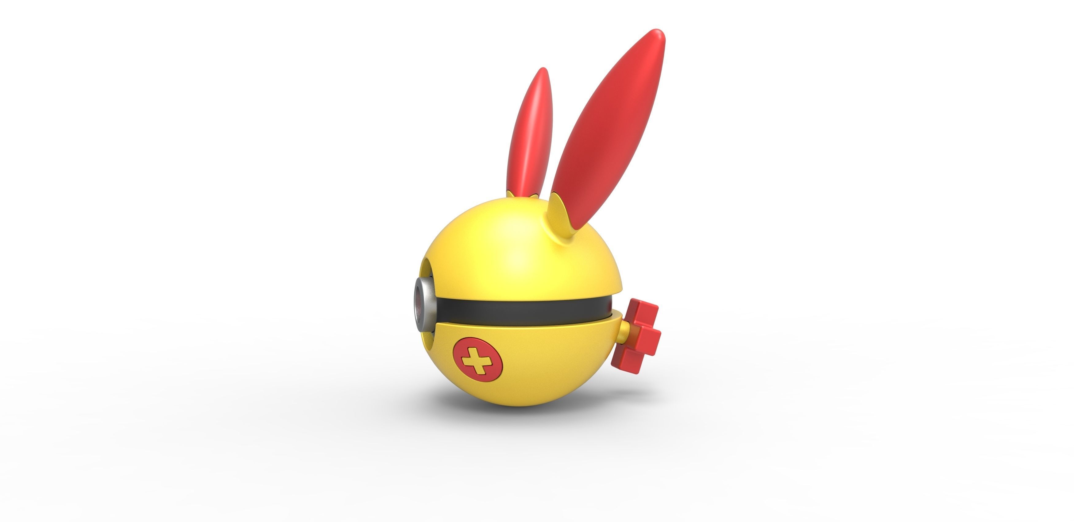 Plusle orb 3D print model_5