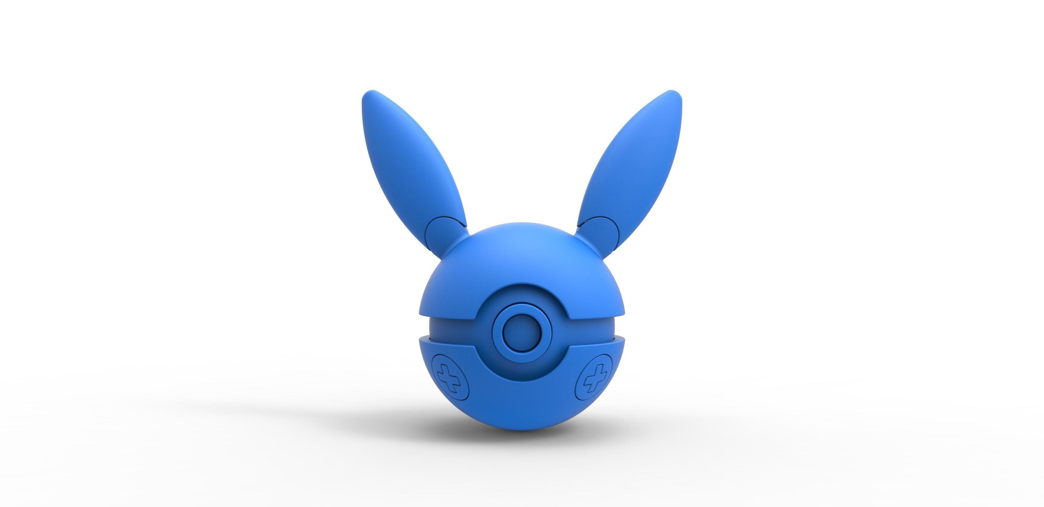 Plusle orb 3D print model_12