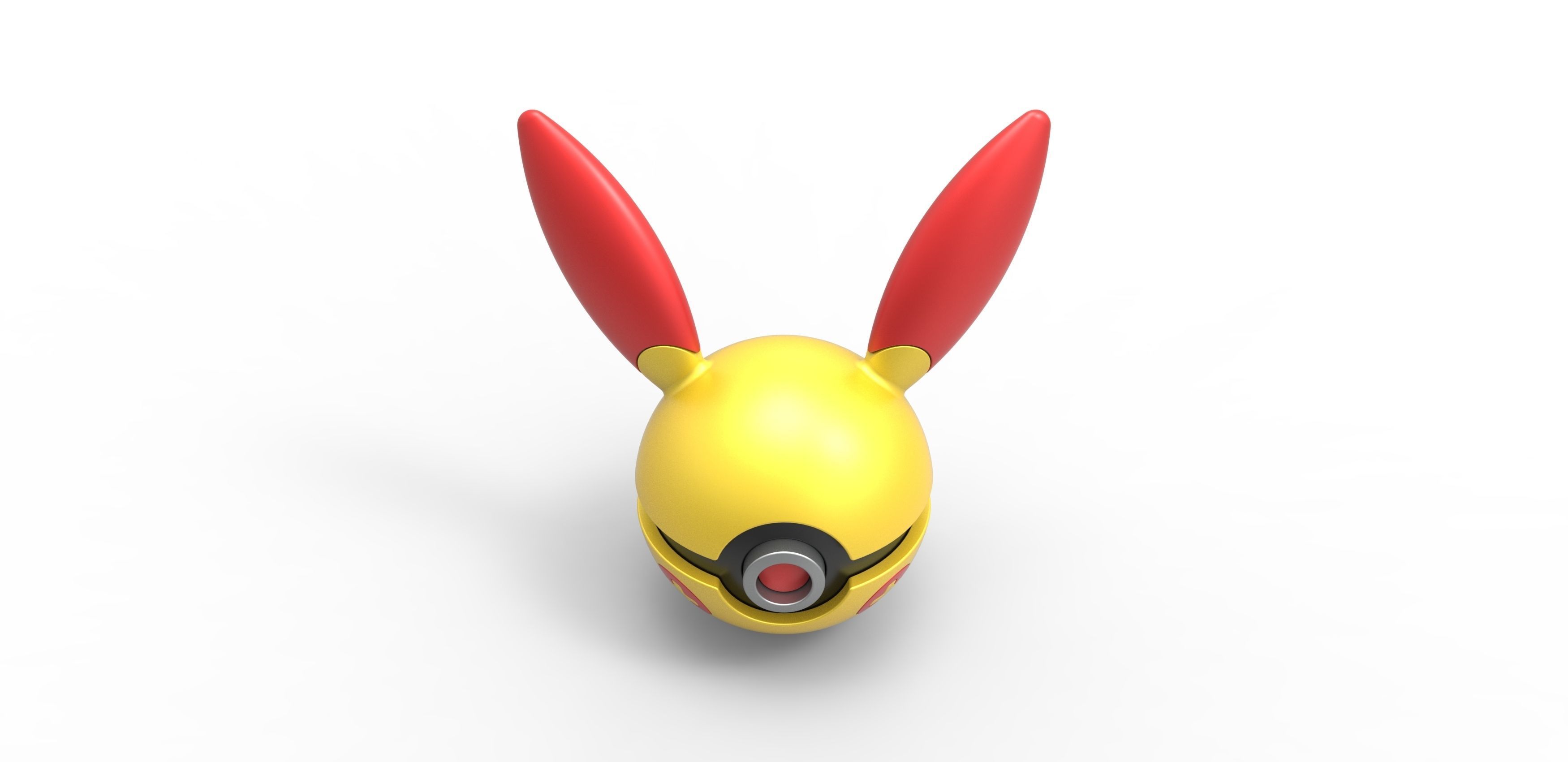 Plusle orb 3D print model_3