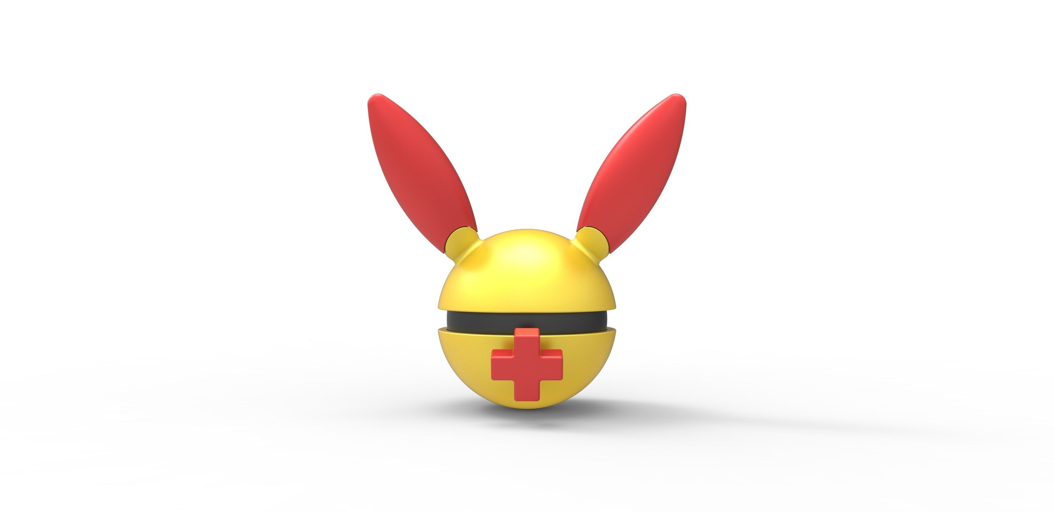 Plusle orb 3D print model_9