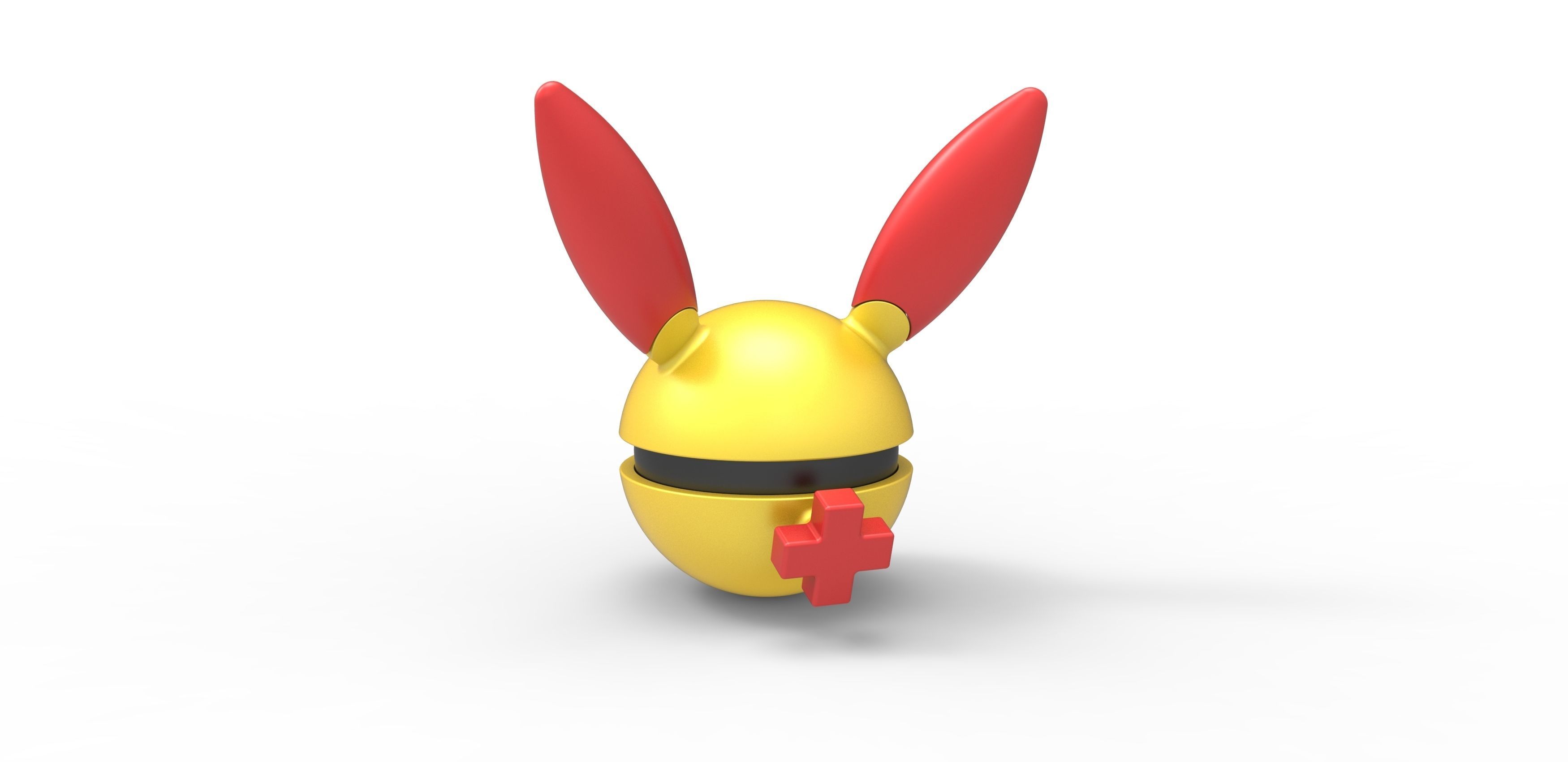 Plusle orb 3D print model_8