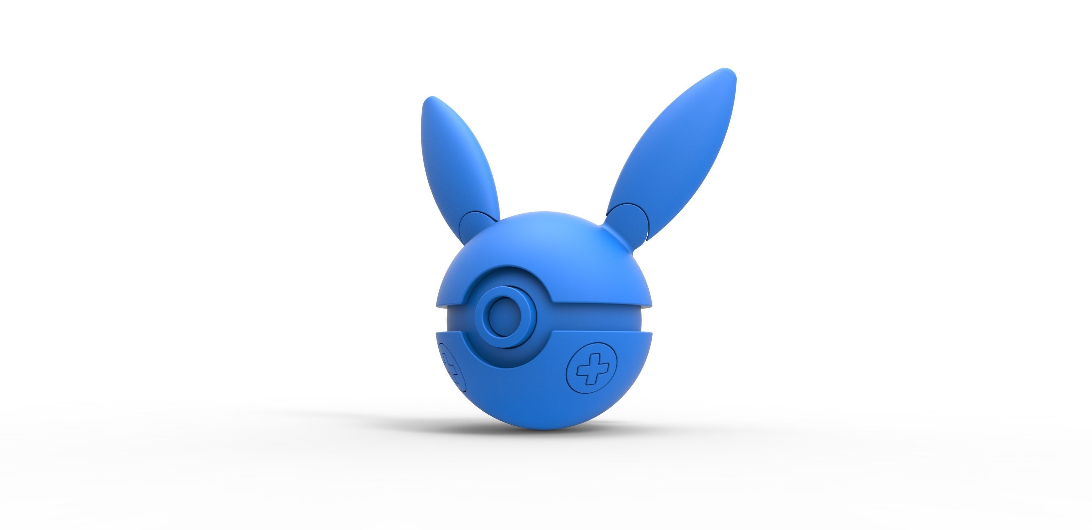 Plusle orb 3D print model_11