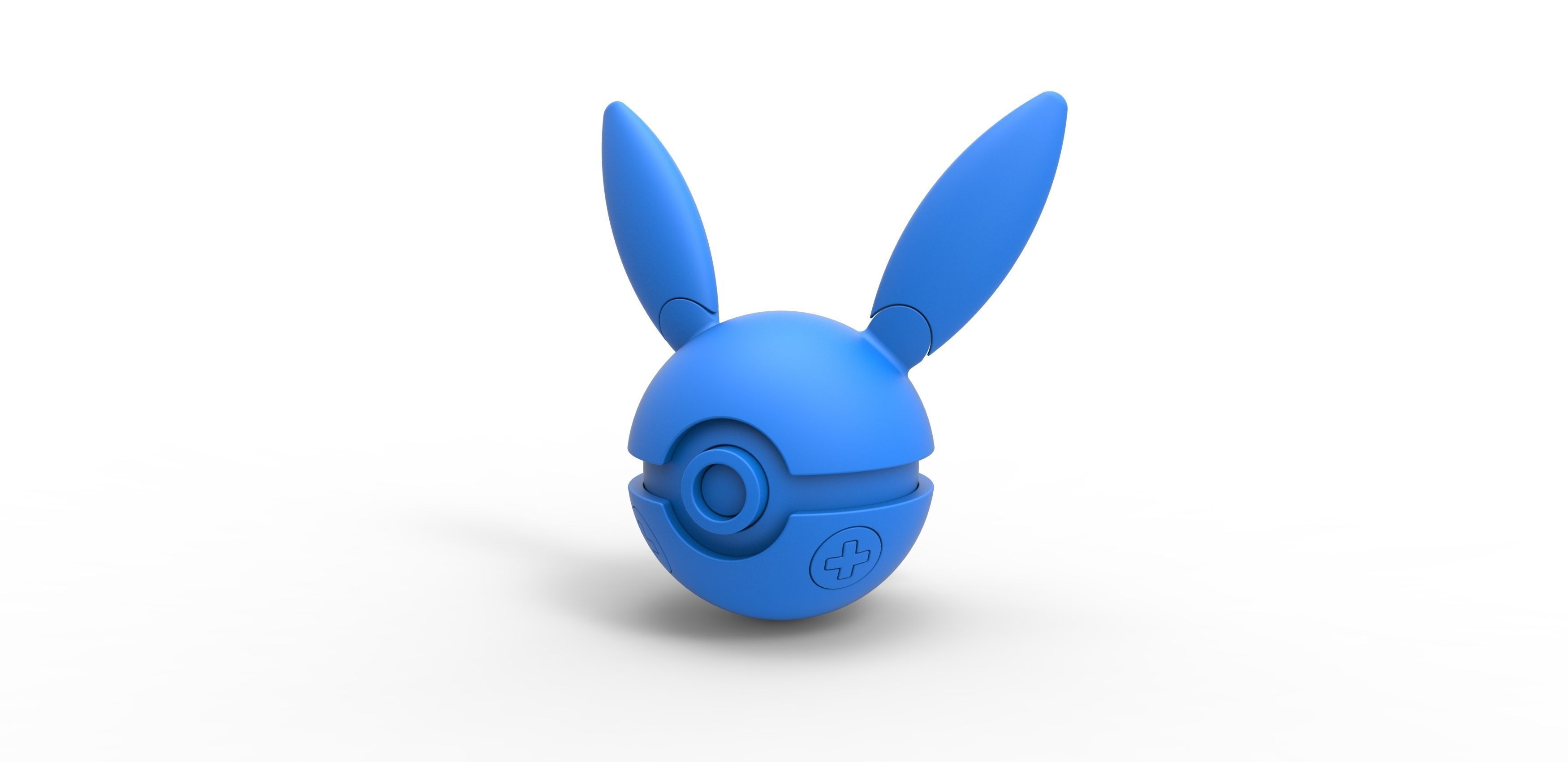 Plusle orb 3D print model_10