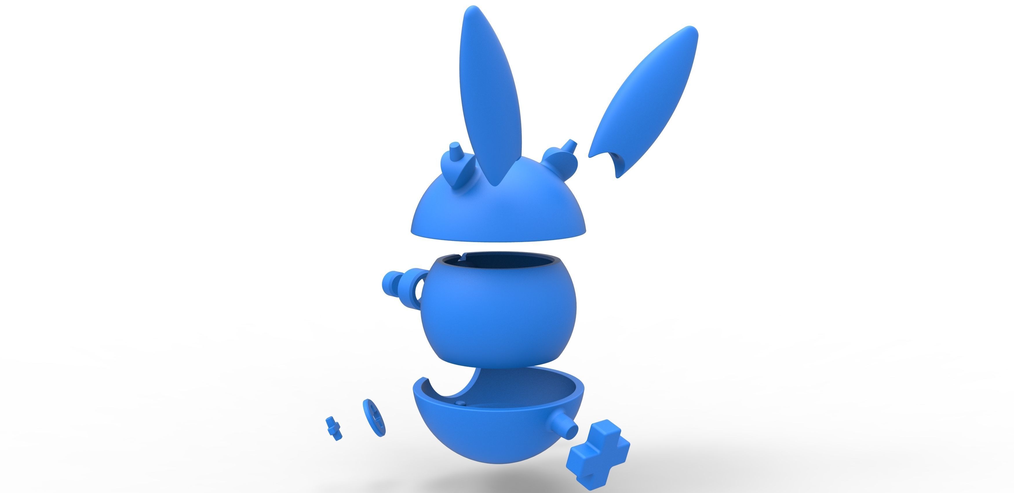 Plusle orb 3D print model_24