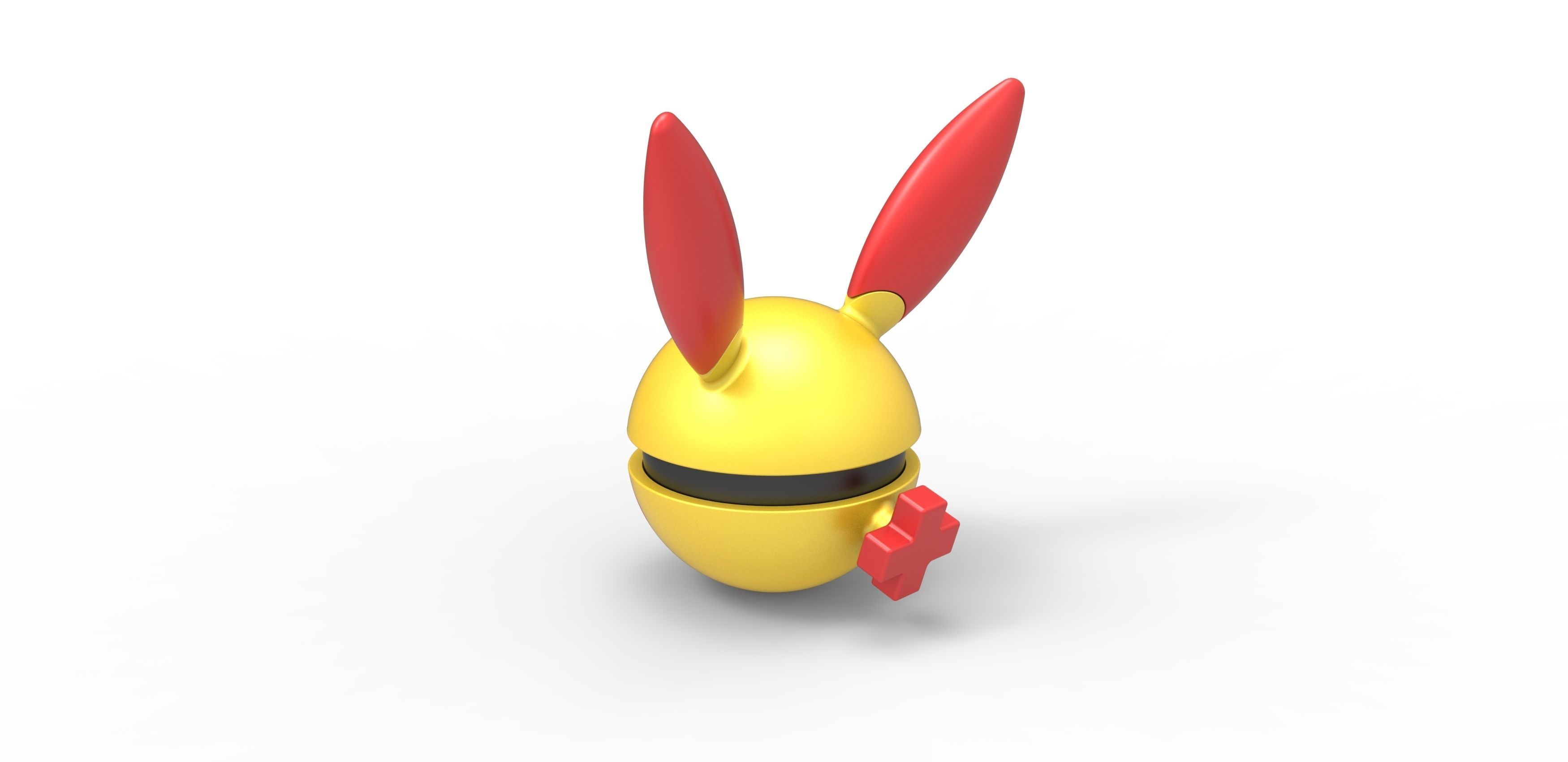Plusle orb 3D print model_7