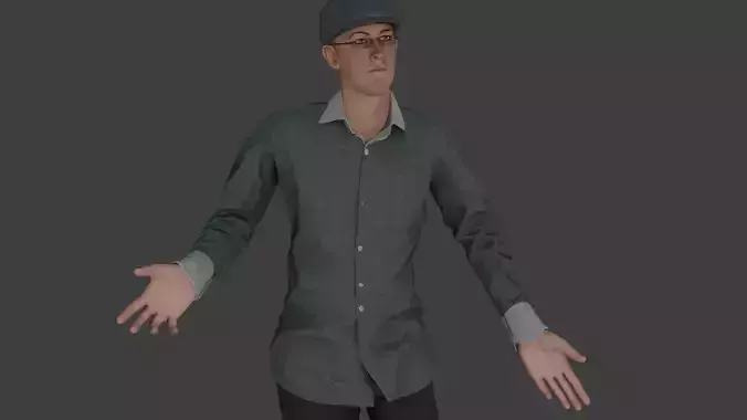 Rigged Male Character 37