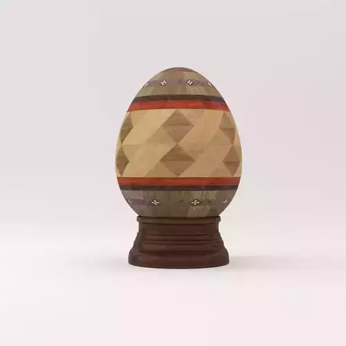 Greek wood egg 04