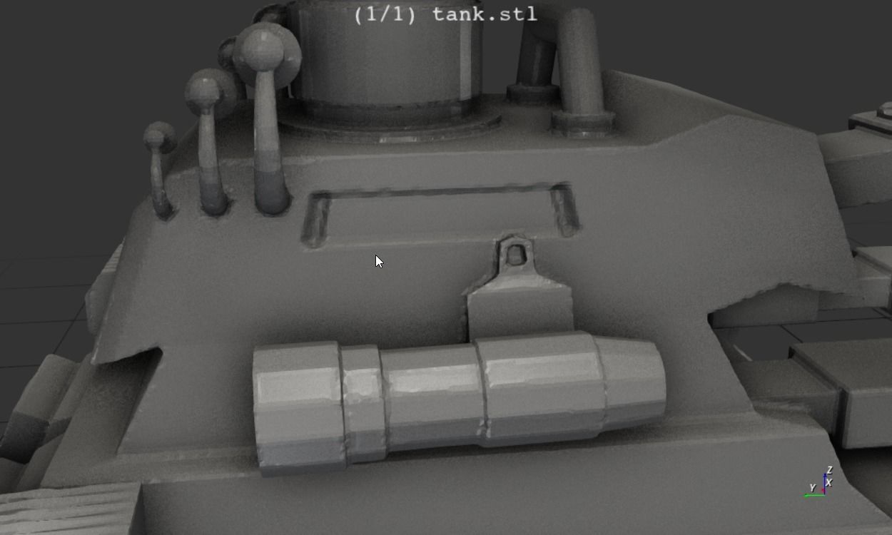 sci fi electronic tank 3D model 3D printable | CGTrader