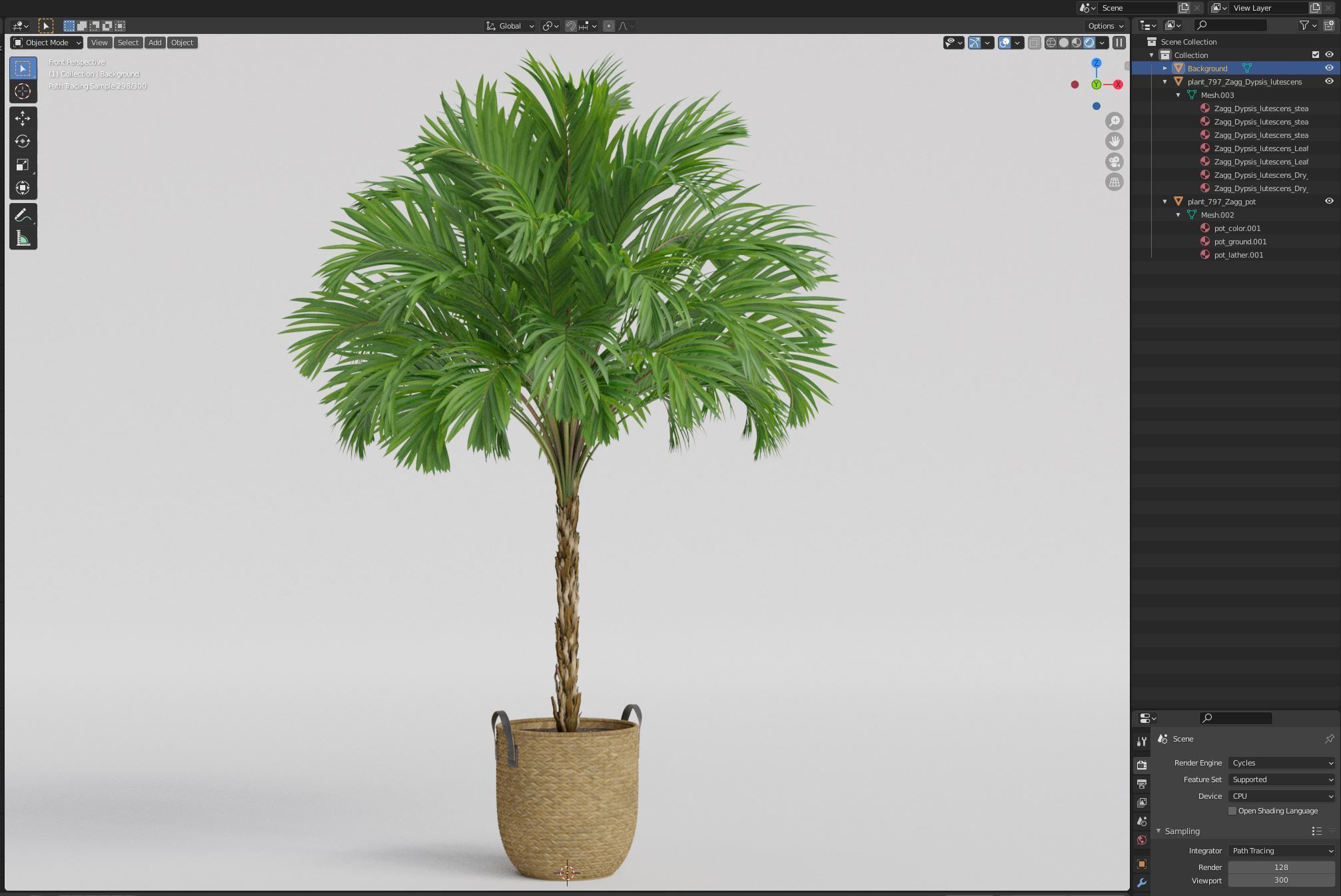 Plants collection 797 3D model_6