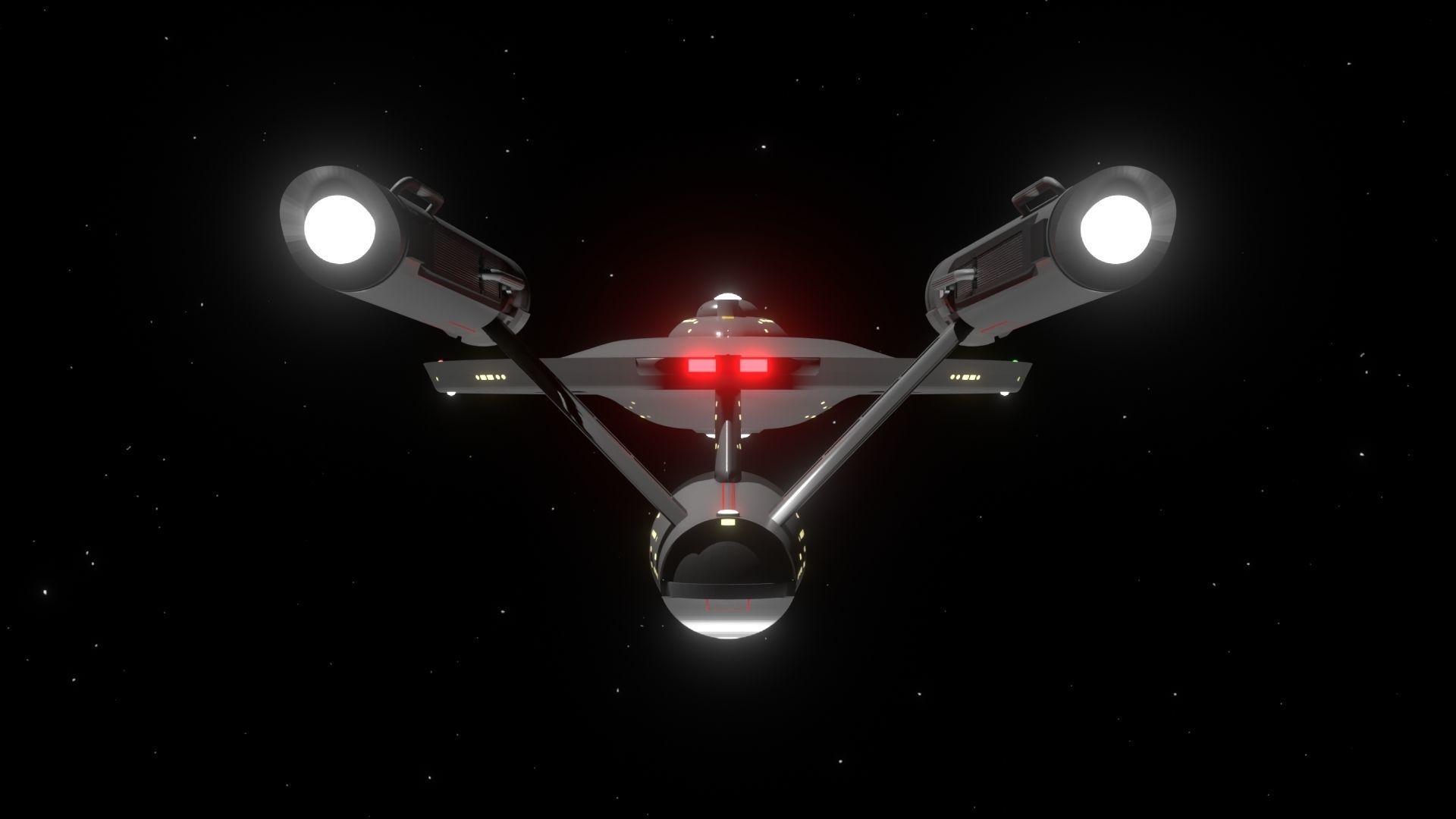 Modified USS Enterprise from the Original Television Series 3D model_1