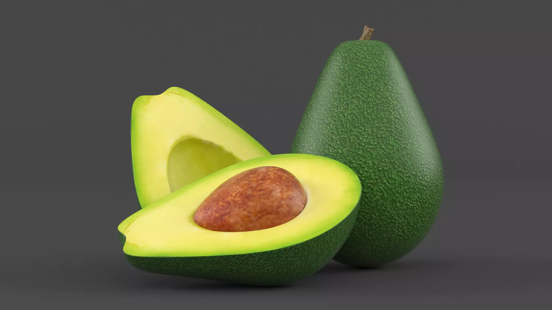 Avocado 3D model_0